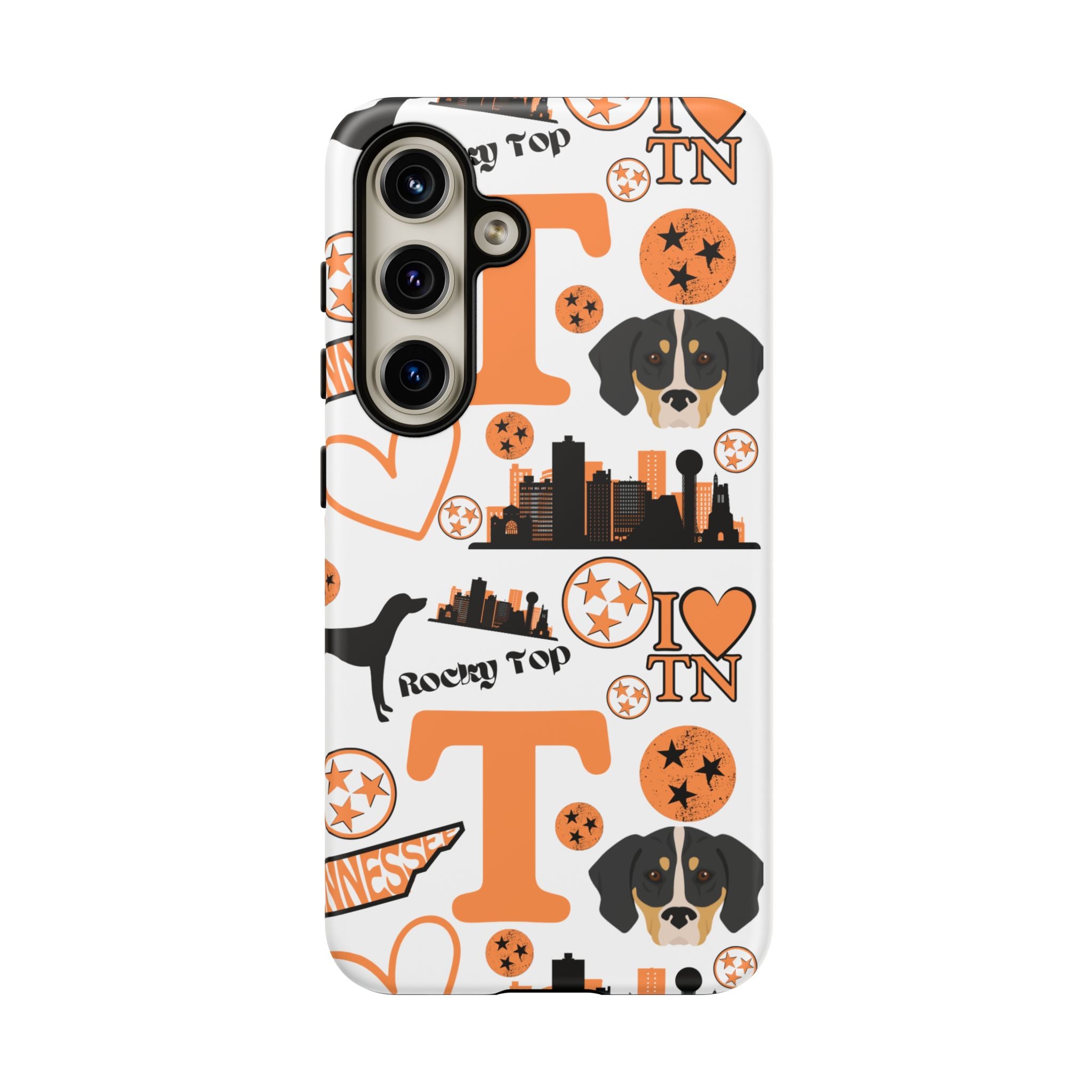 Tennessee Vols pattern Phone Case | Nashville skyline, Volunteers , orange and white