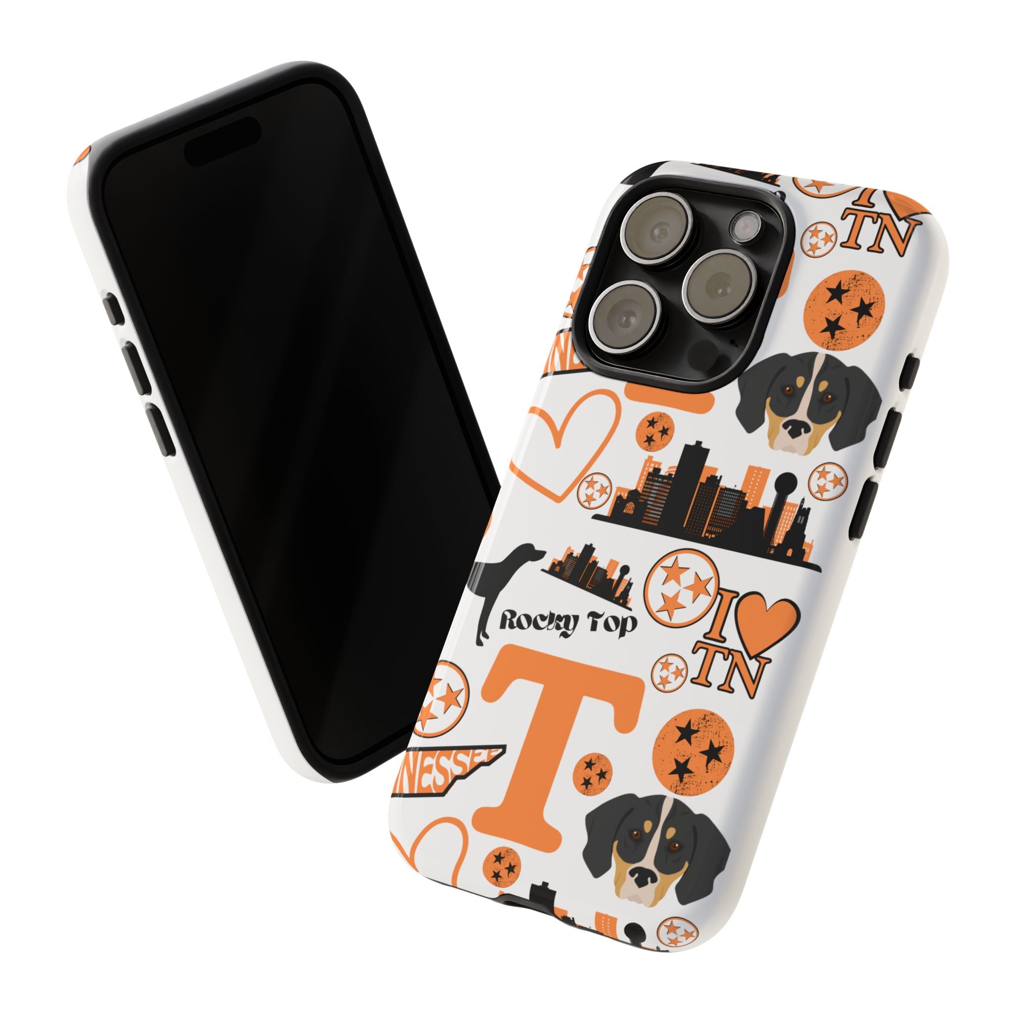 Tennessee Vols pattern Phone Case | Nashville skyline, Volunteers , orange and white