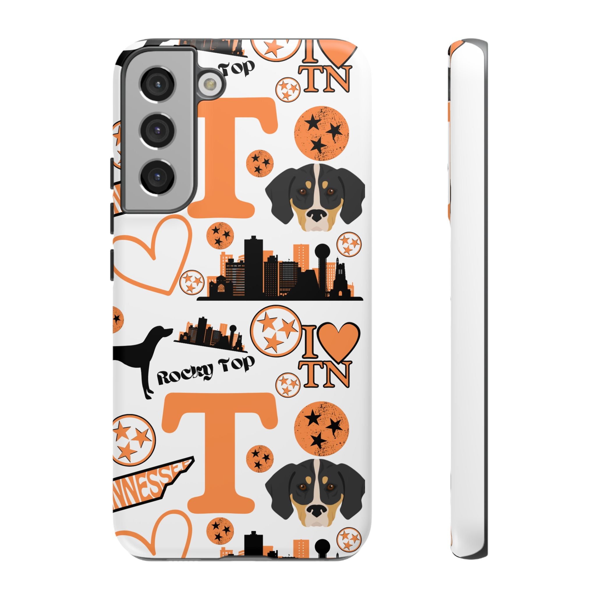Tennessee Vols pattern Phone Case | Nashville skyline, Volunteers , orange and white