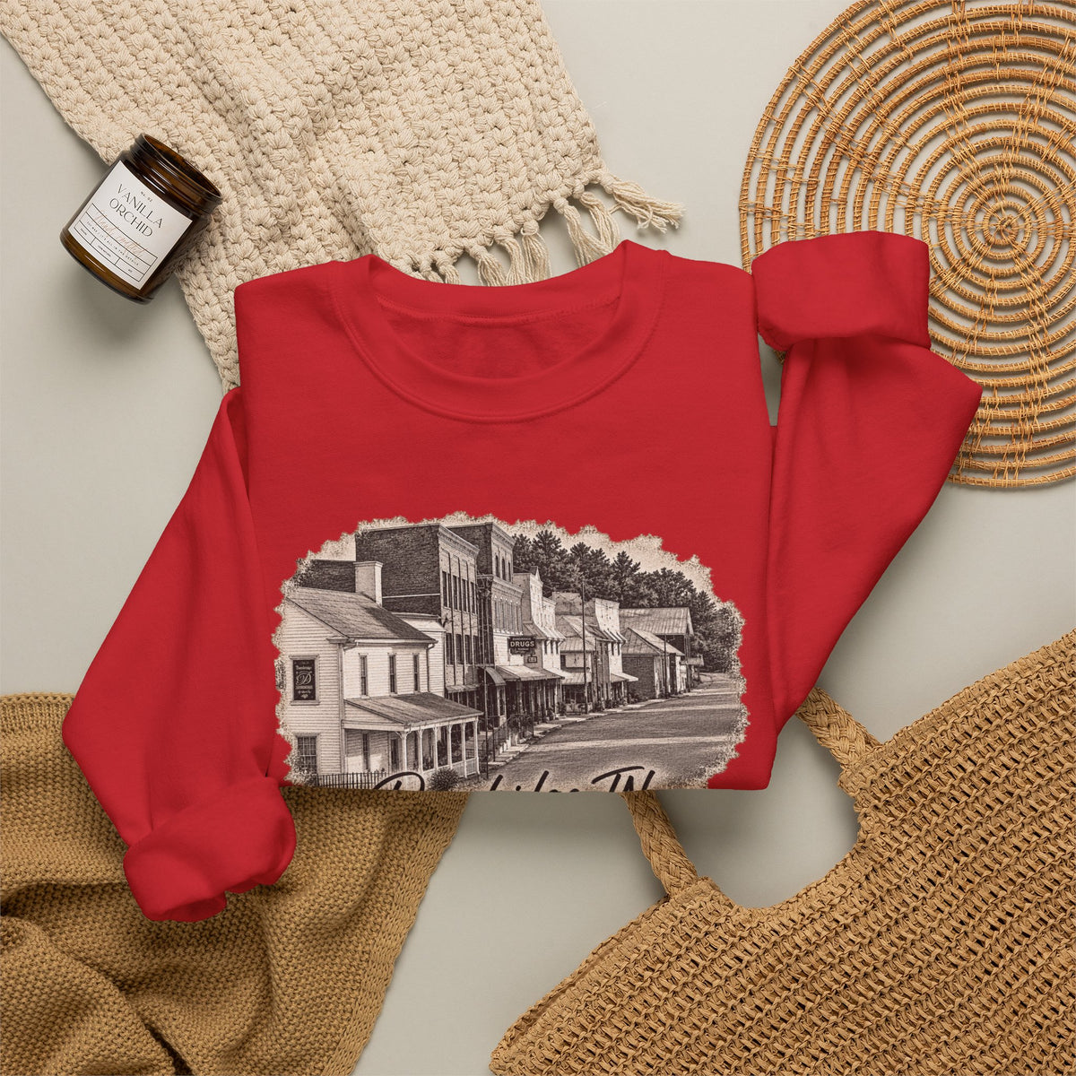 Dandridge TN Vintage Main Street Gildan Sweatshirt