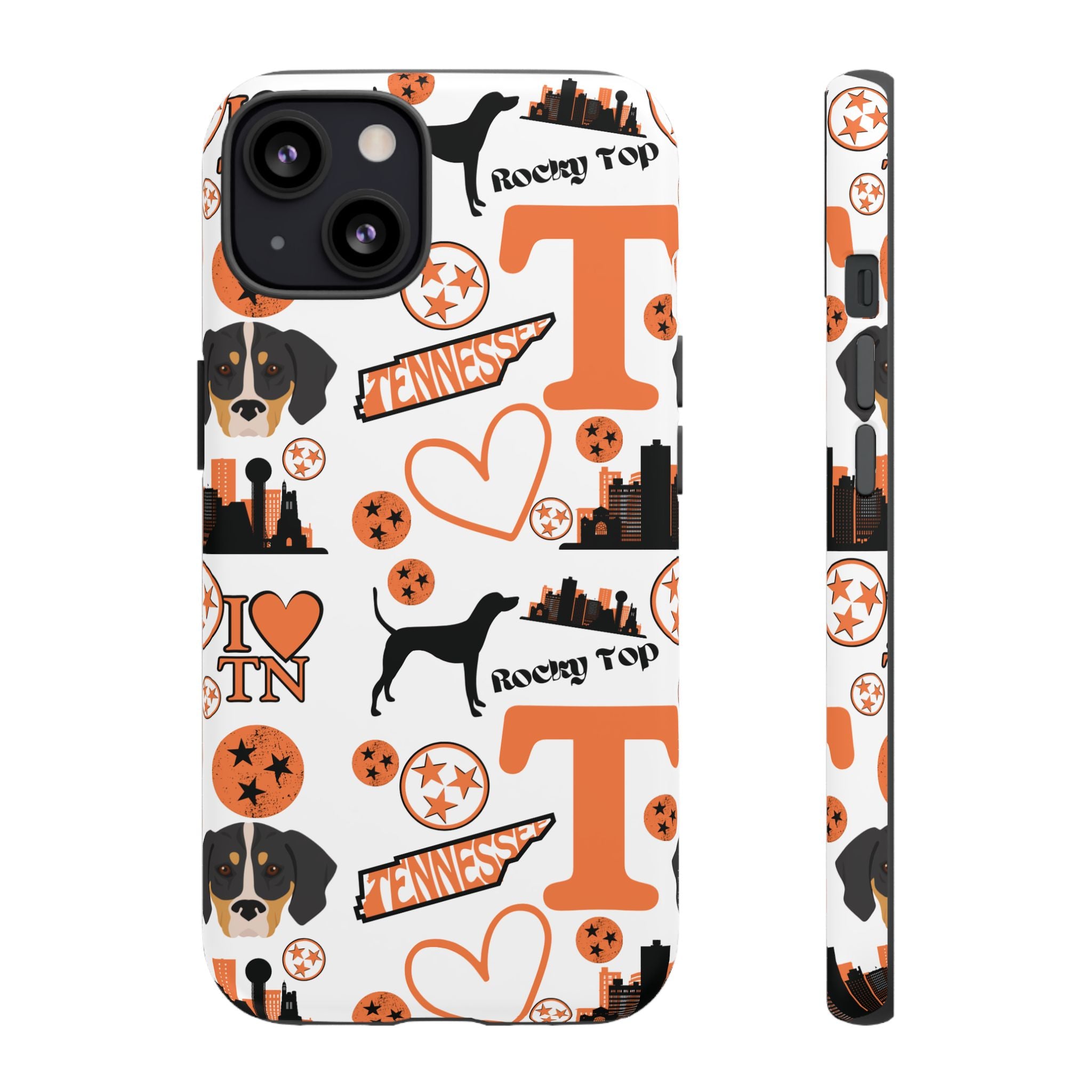 Tennessee Vols pattern Phone Case | Nashville skyline, Volunteers , orange and white