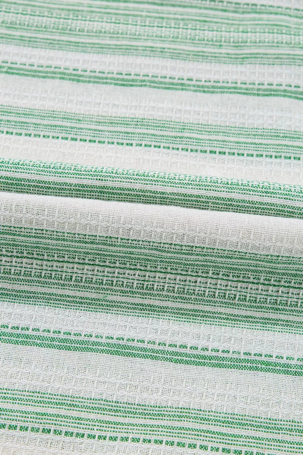 Breathable Gauze Half Button Short Sleeve Casual Blouse