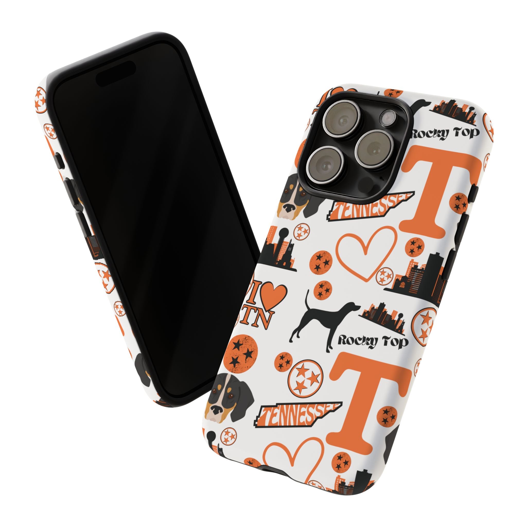 Tennessee Vols pattern Phone Case | Nashville skyline, Volunteers , orange and white