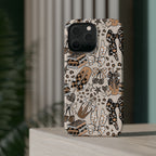 Cheetah bows iced coffee love Magnetic Impact-Resistant Cases