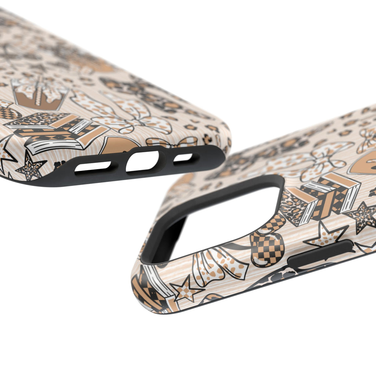 Cheetah bows iced coffee love Magnetic Impact-Resistant Cases