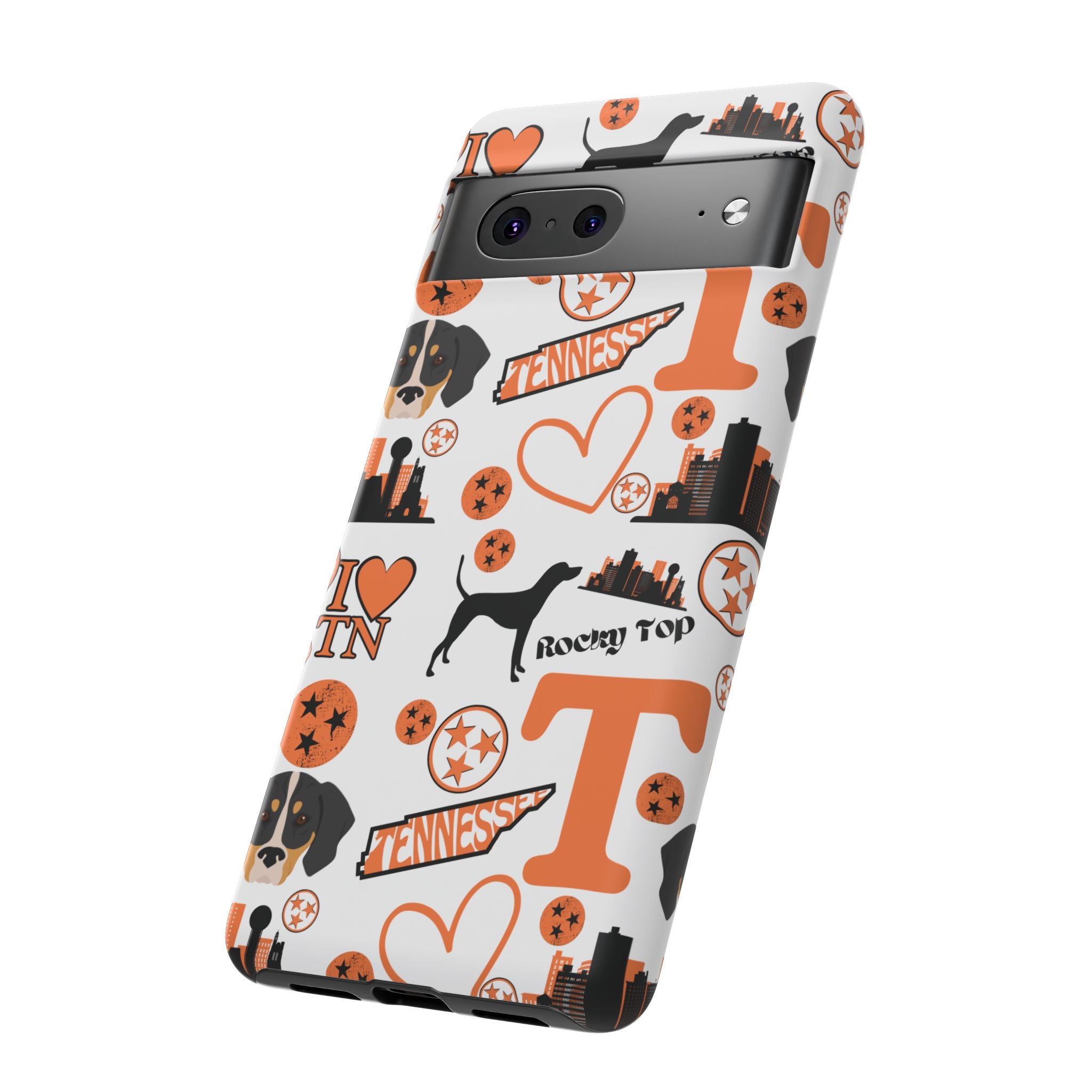 Tennessee Vols pattern Phone Case | Nashville skyline, Volunteers , orange and white