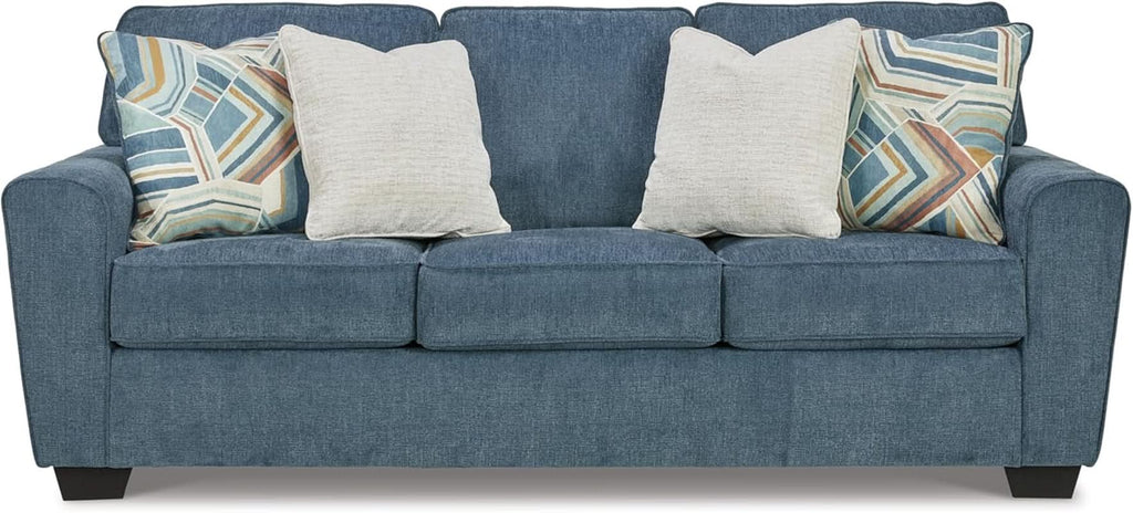 Cashton Casual Sofa Blue for Modern Living Room Furniture