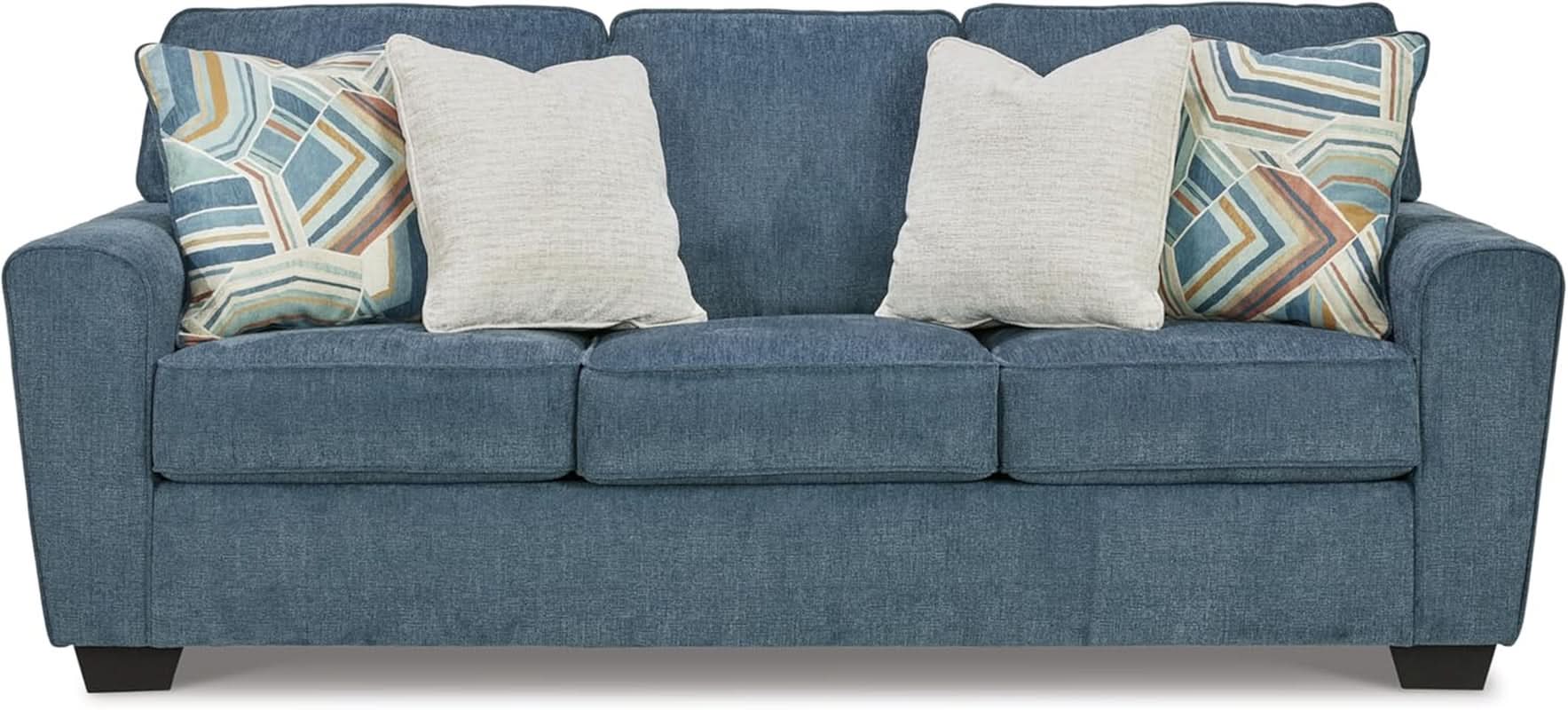 Cashton Casual Sofa Blue for Modern Living Room Furniture