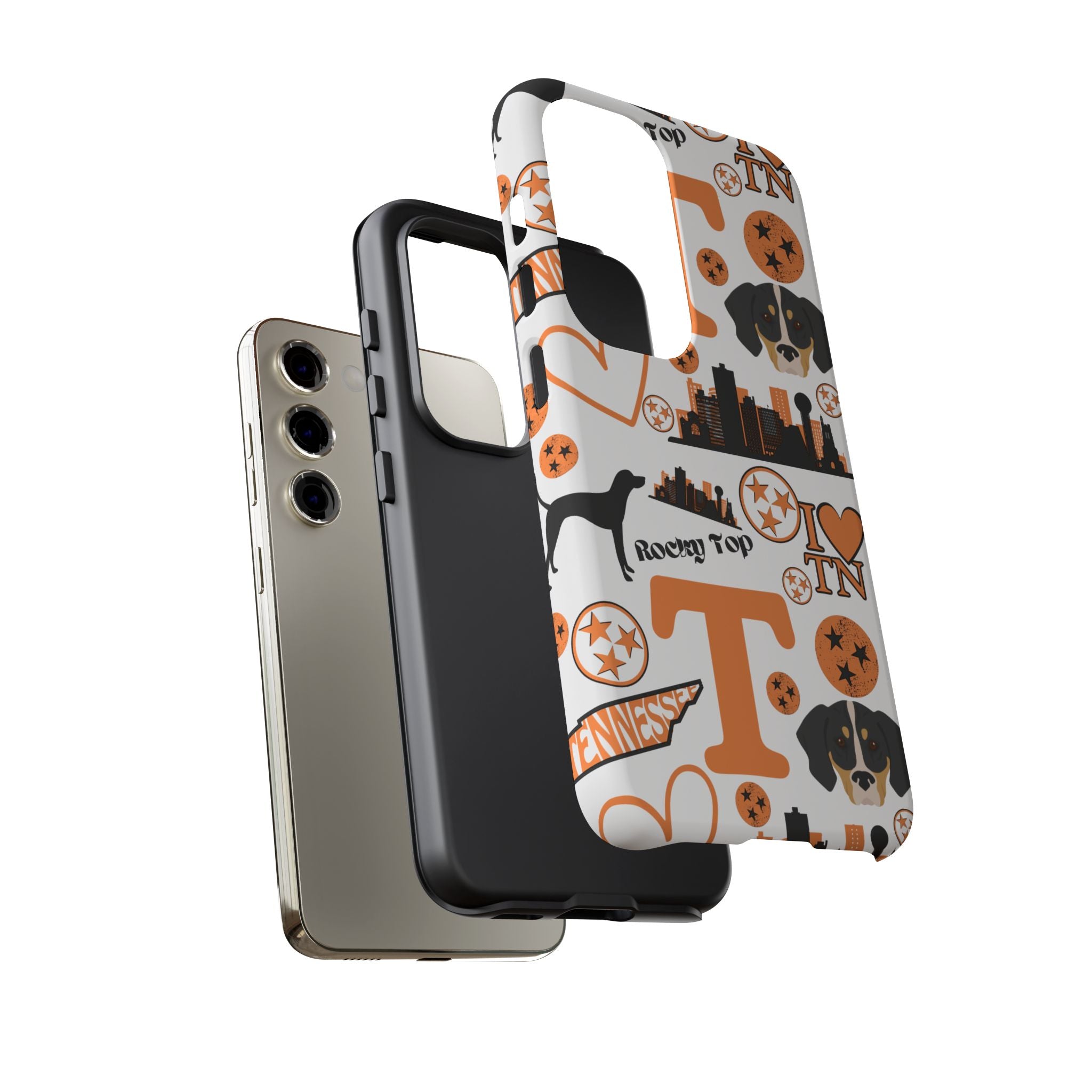 Tennessee Vols pattern Phone Case | Nashville skyline, Volunteers , orange and white
