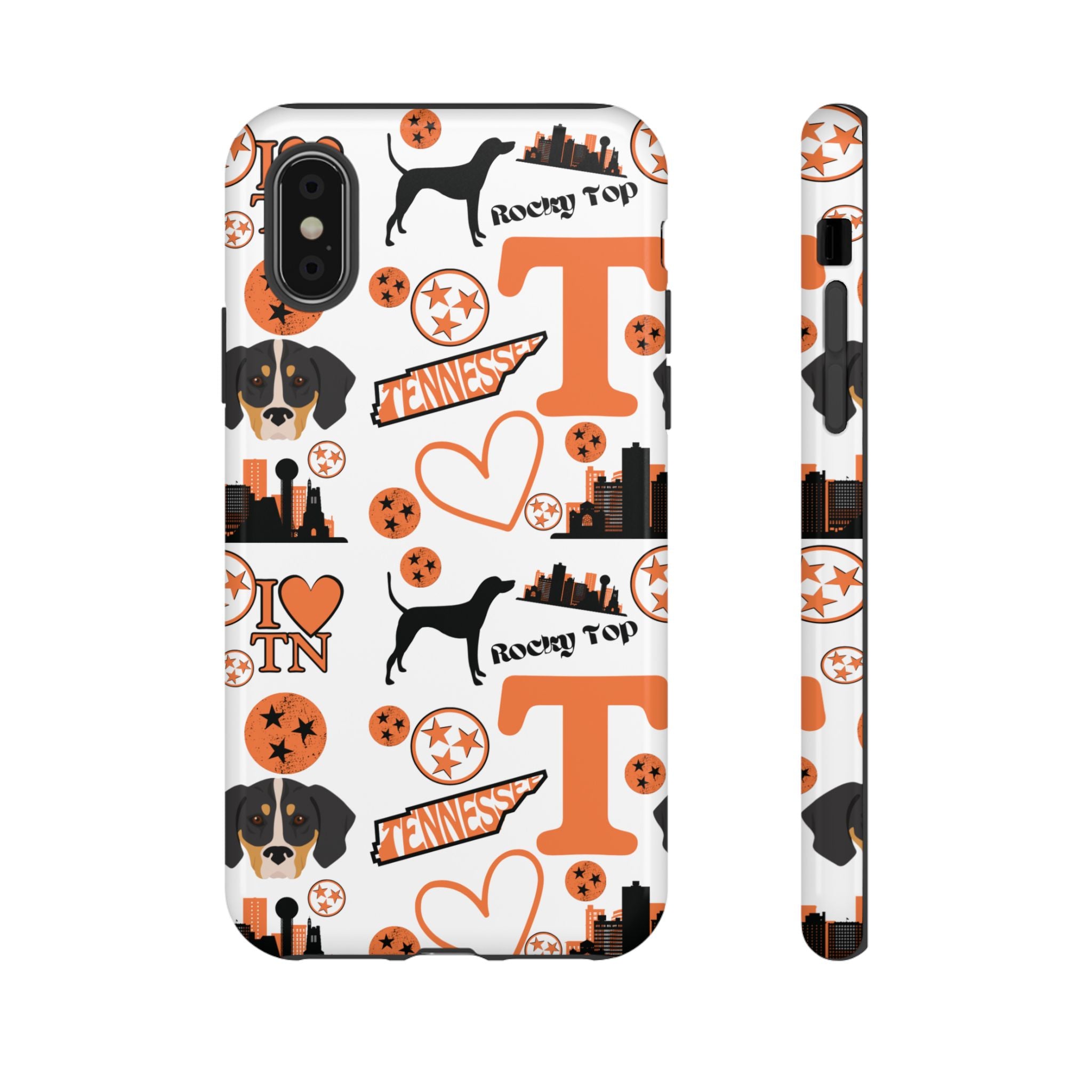Tennessee Vols pattern Phone Case | Nashville skyline, Volunteers , orange and white