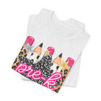 Pre-K Star Pencil T-Shirt — Cute Leopard School Teacher Tee