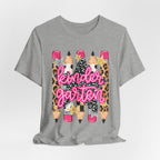 Kindergarten Pencils T-Shirt — Cute Leopard Print School Tee