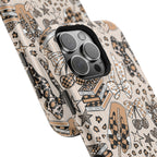 Cheetah bows iced coffee love Magnetic Impact-Resistant Cases