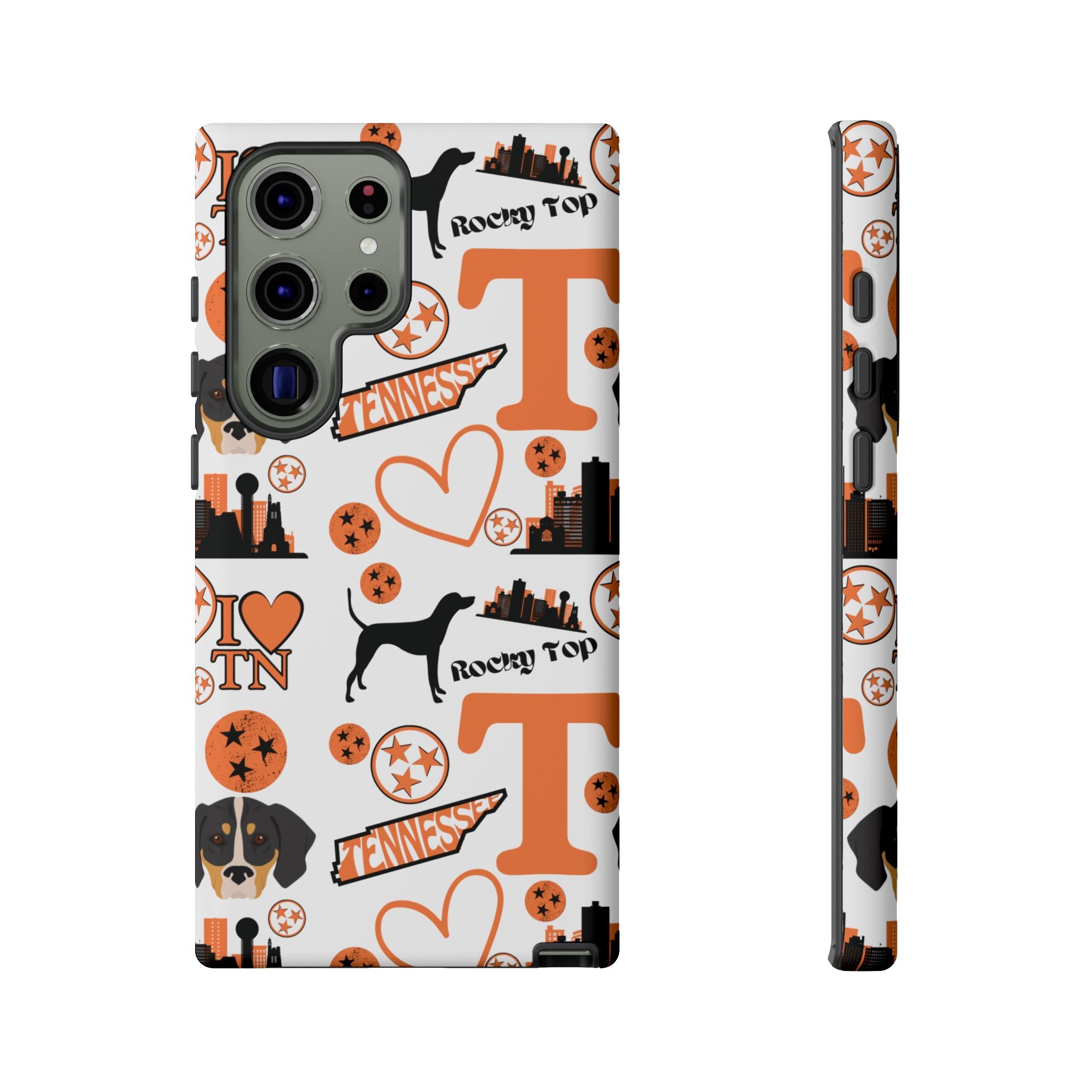 Tennessee Vols pattern Phone Case | Nashville skyline, Volunteers , orange and white