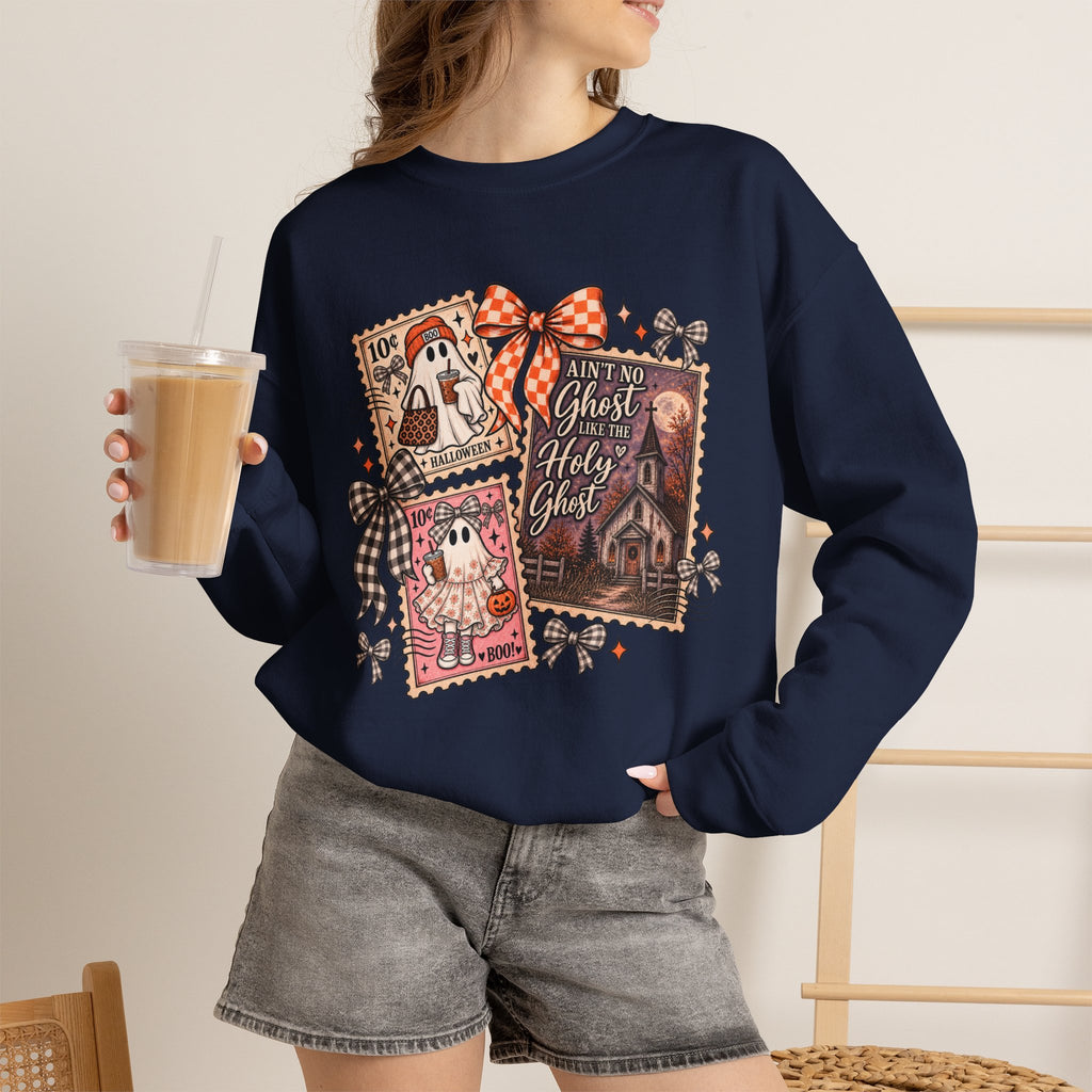 Ain't No Ghost like the Holy Ghost, Gildan crewneck sweatshirt