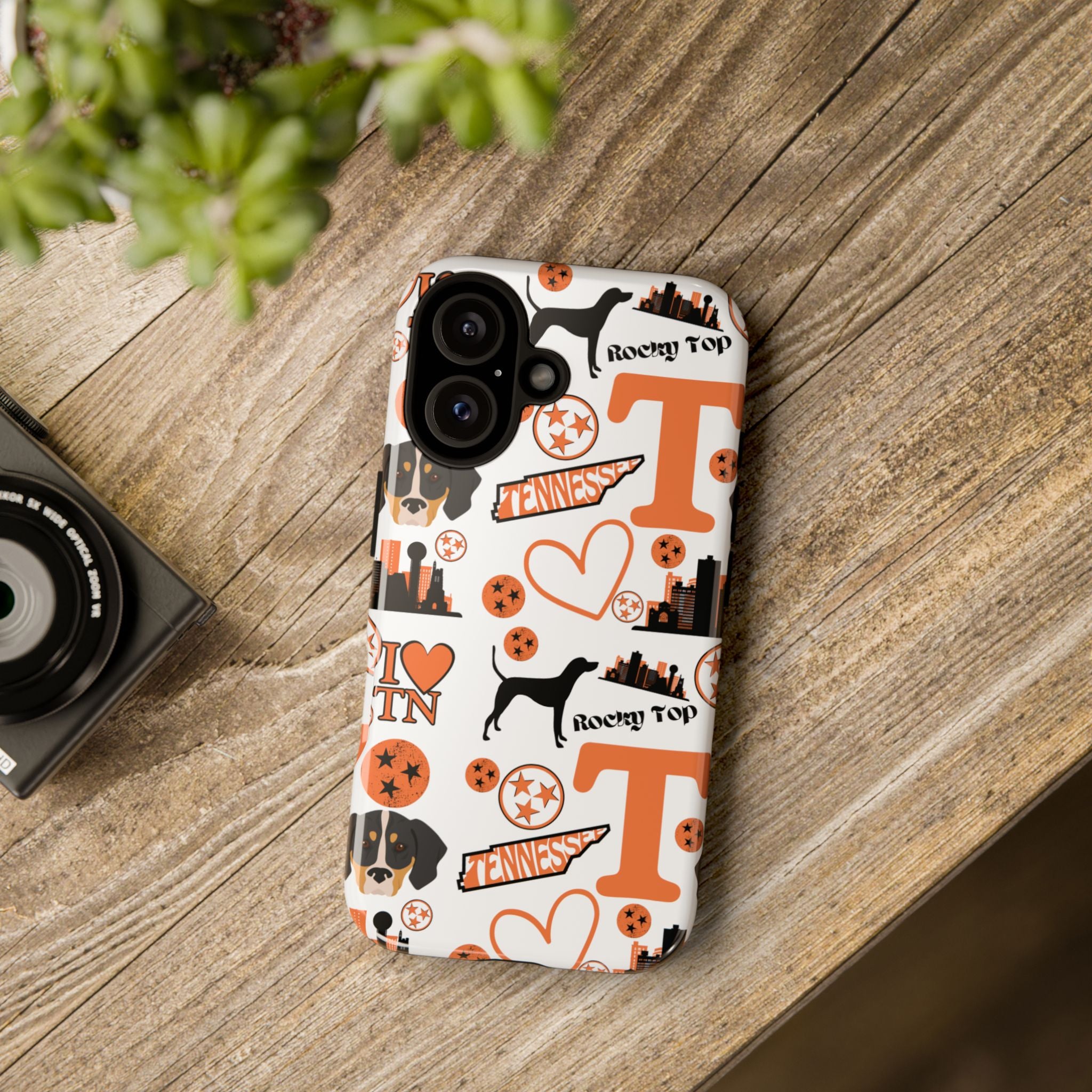 Tennessee Vols pattern Phone Case | Nashville skyline, Volunteers , orange and white