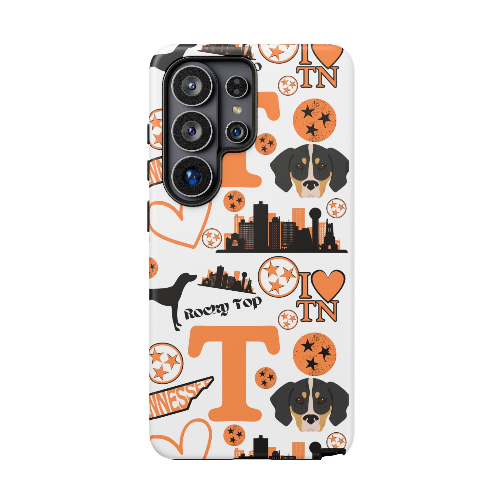 Tennessee Vols pattern Phone Case | Nashville skyline, Volunteers , orange and white