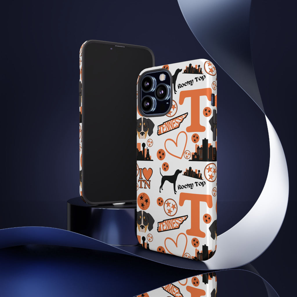 Tennessee Vols pattern Phone Case | Nashville skyline, Volunteers , orange and white