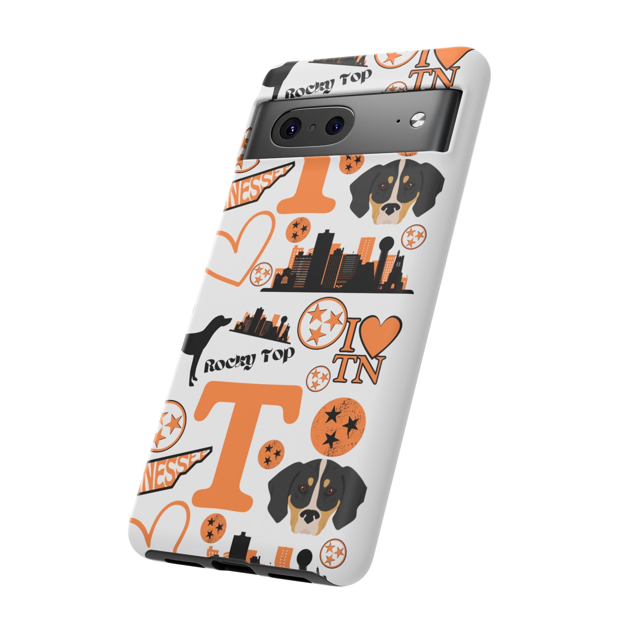 Tennessee Vols pattern Phone Case | Nashville skyline, Volunteers , orange and white