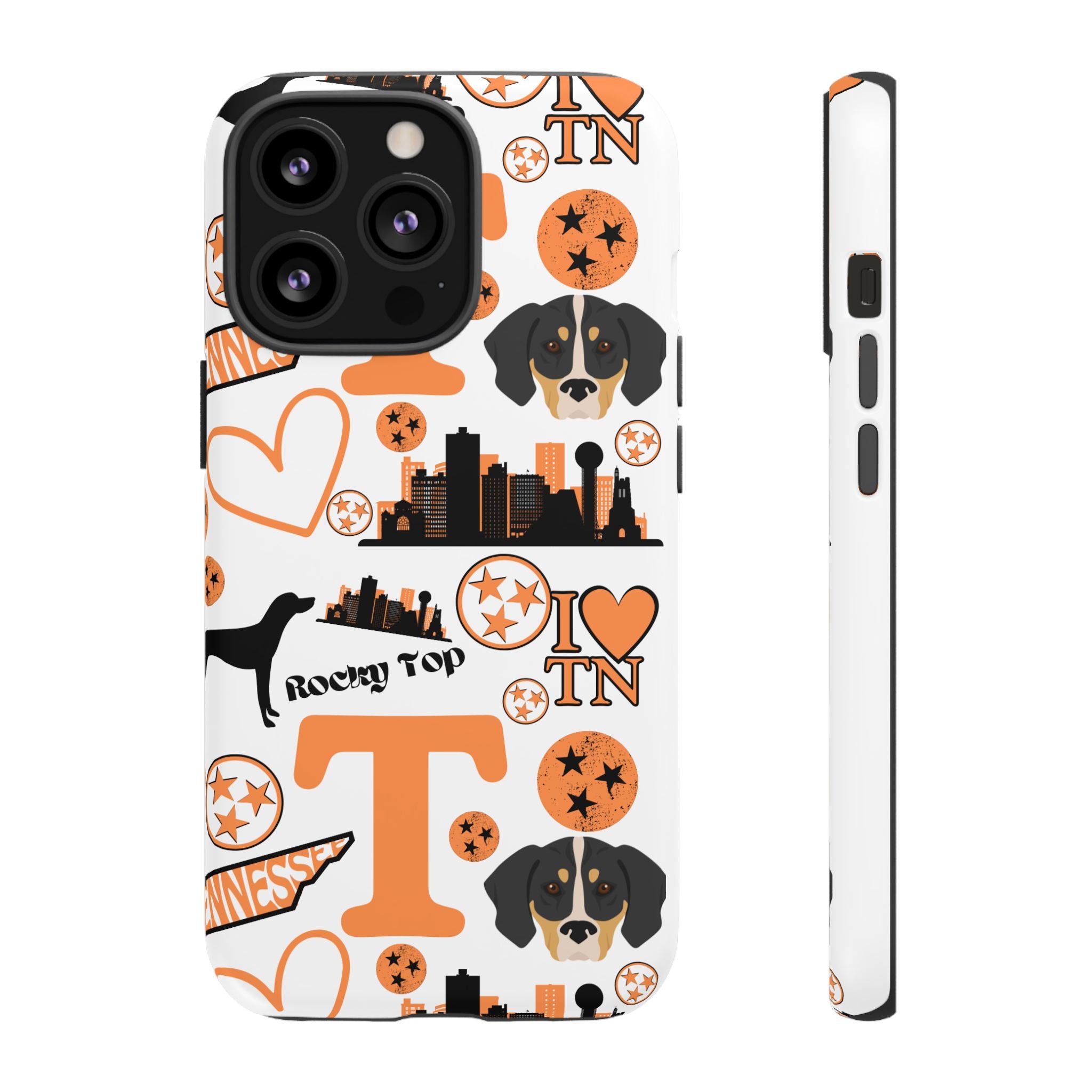 Tennessee Vols pattern Phone Case | Nashville skyline, Volunteers , orange and white