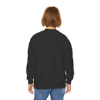 Youth Crewneck Sweatshirt - Retro Glam Lightning Bolt Graphic with 'Queen' Pop Art