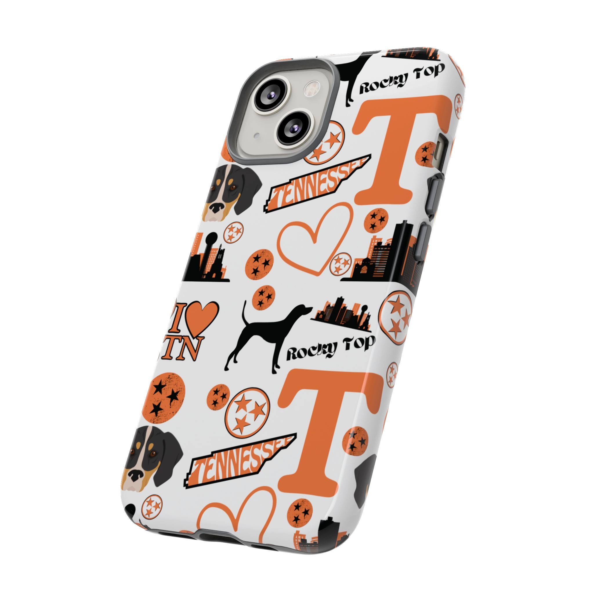 Tennessee Vols pattern Phone Case | Nashville skyline, Volunteers , orange and white