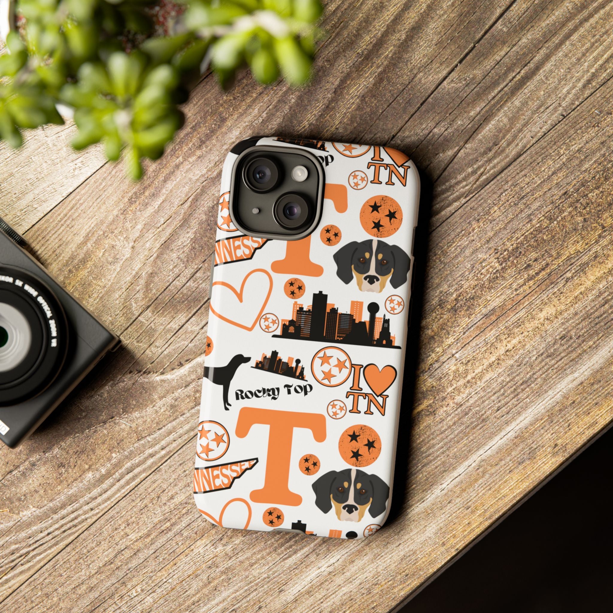 Tennessee Vols pattern Phone Case | Nashville skyline, Volunteers , orange and white