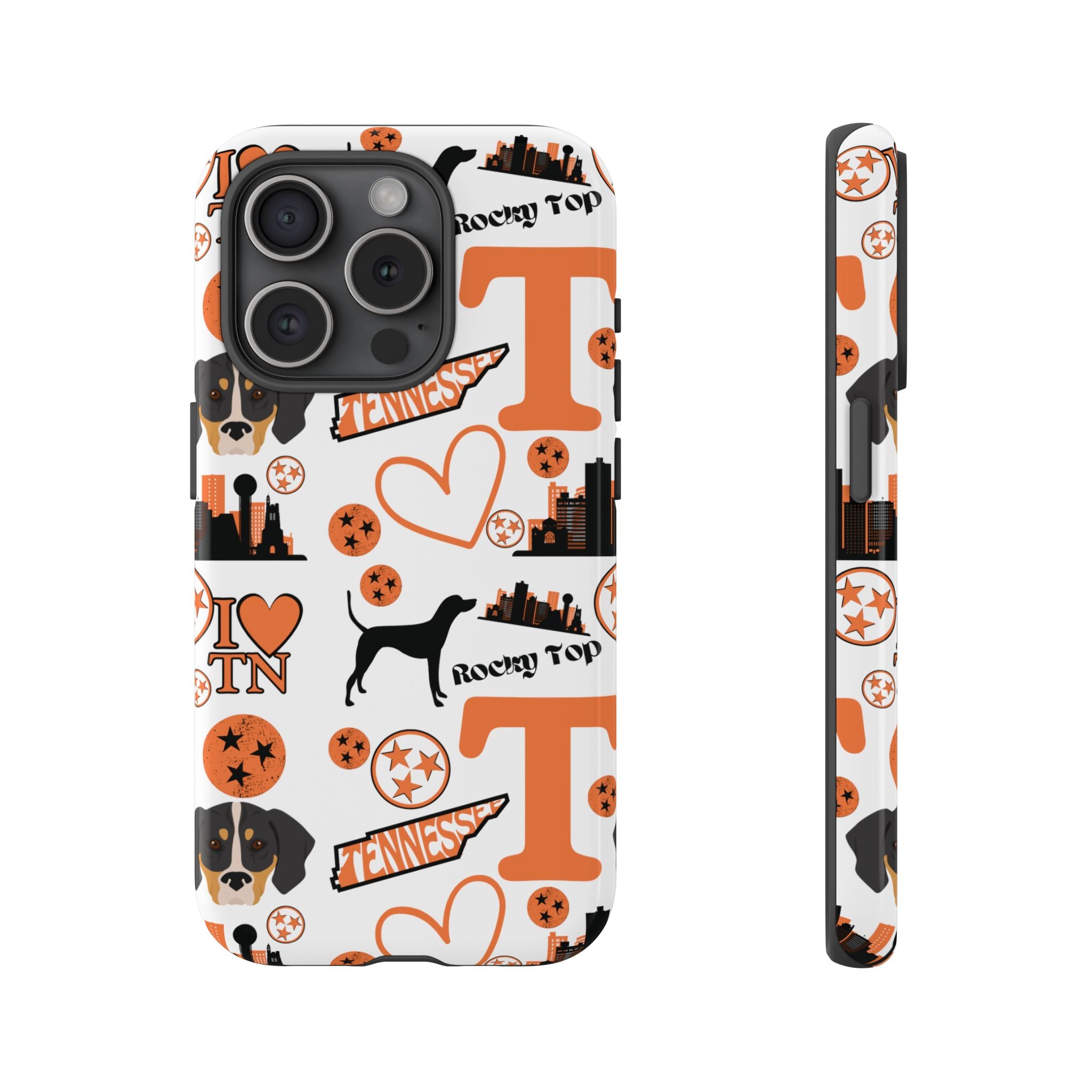Tennessee Vols pattern Phone Case | Nashville skyline, Volunteers , orange and white