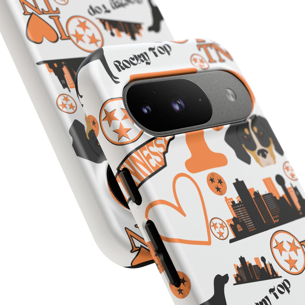 Tennessee Vols pattern Phone Case | Nashville skyline, Volunteers , orange and white