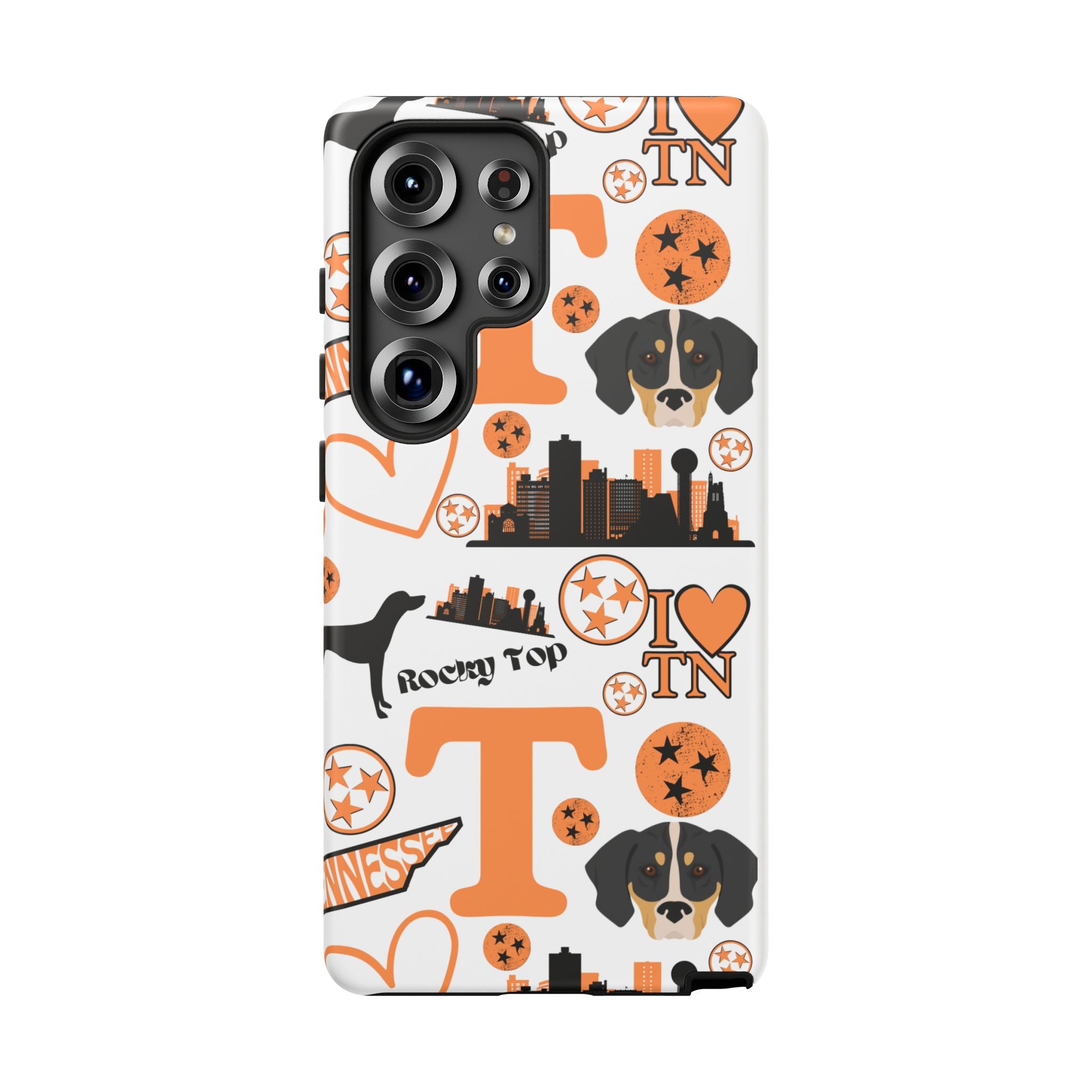 Tennessee Vols pattern Phone Case | Nashville skyline, Volunteers , orange and white