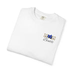 Cheer Mom T-Shirt — Cheerleading Mom Tee with Pom Poms & Megaphone Design