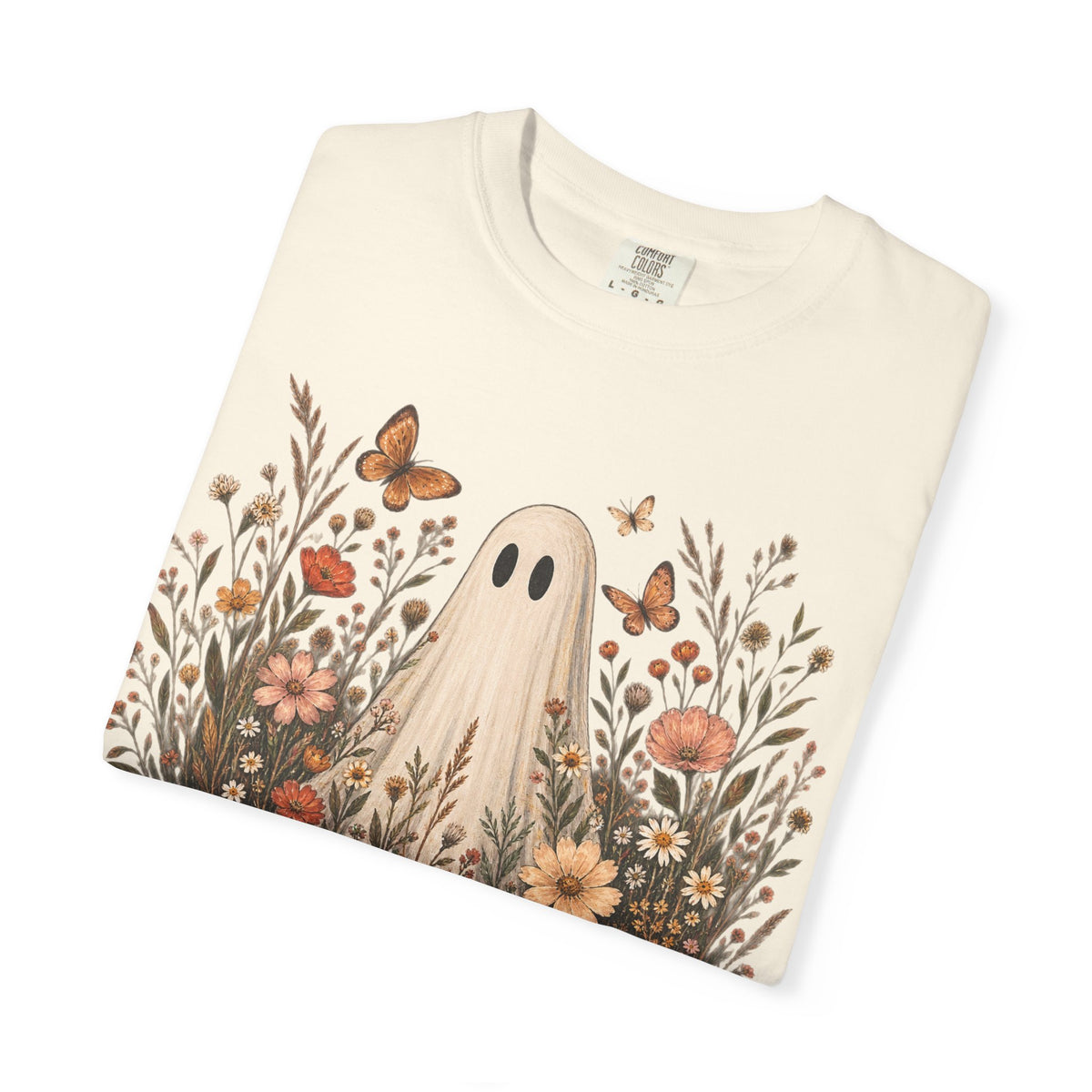Ghost in wildflowers Comfort Colors Unisex Garment-Dyed T-shirt