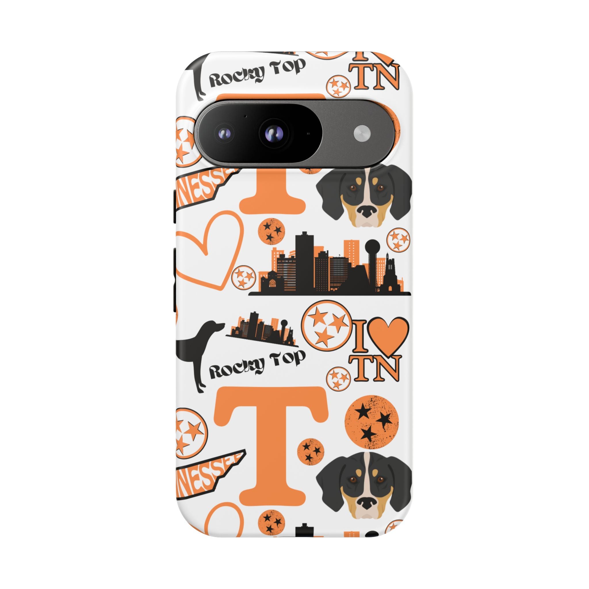 Tennessee Vols pattern Phone Case | Nashville skyline, Volunteers , orange and white