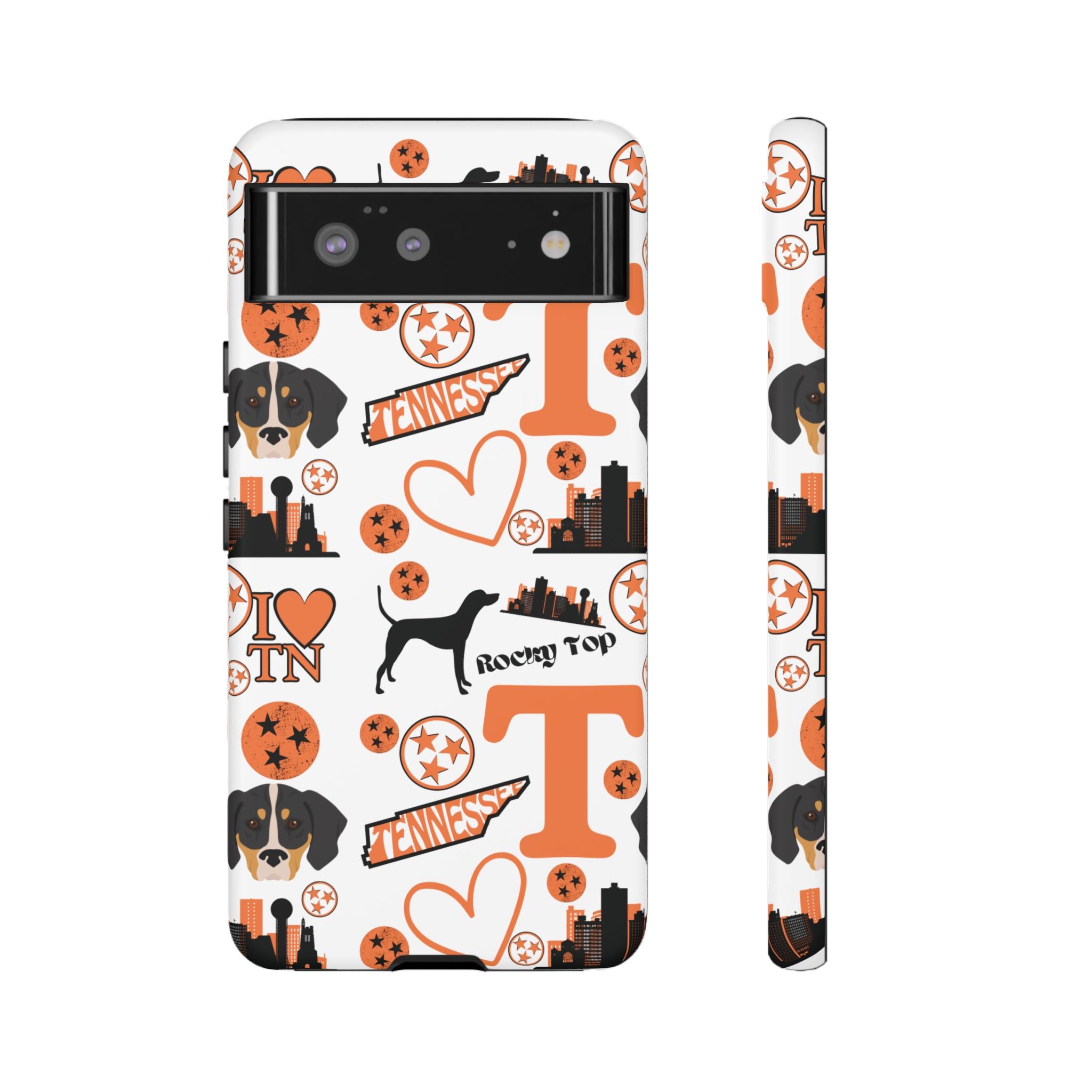 Tennessee Vols pattern Phone Case | Nashville skyline, Volunteers , orange and white