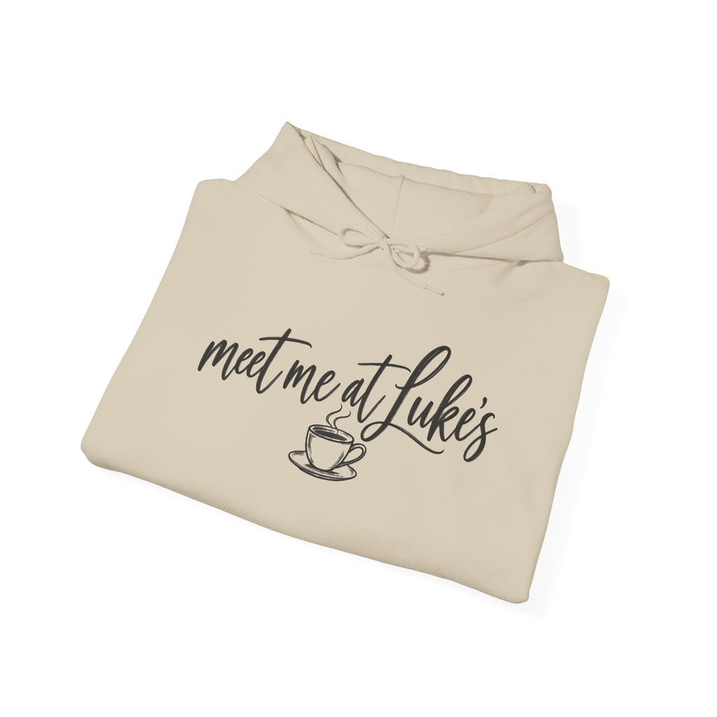 Meet me at Luke's Stars Hollow Gilmore Girls Gildan Unisex Heavy Blend™ Hooded Sweatshirt