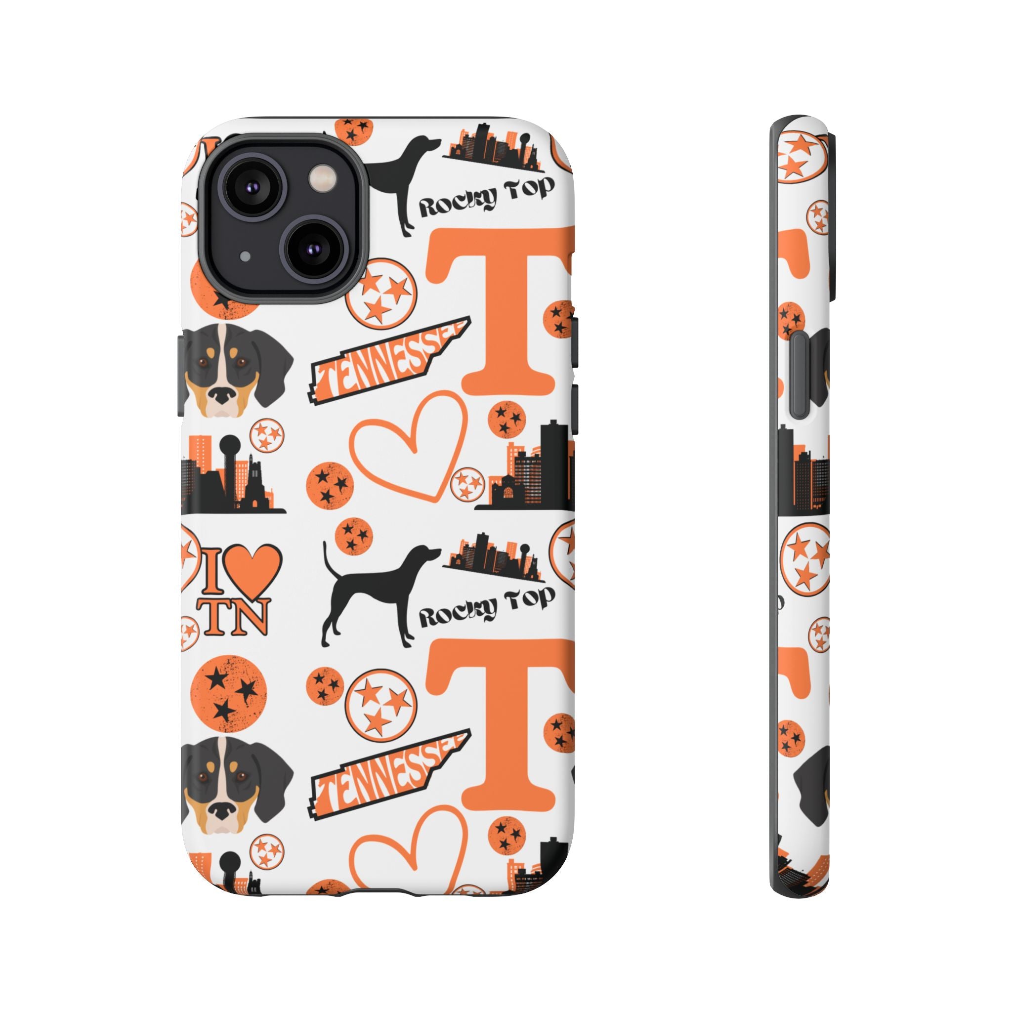 Tennessee Vols pattern Phone Case | Nashville skyline, Volunteers , orange and white
