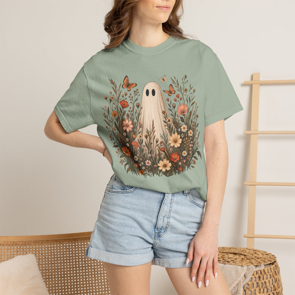 Ghost in wildflowers Comfort Colors Unisex Garment-Dyed T-shirt