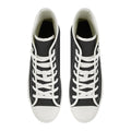 Women's High Top Canvas Shoes Customized Tongue 2 SmokeyPreppyBow Tennessee Vols