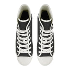 Women's High Top Canvas Shoes Customized Tongue 2 SmokeyPreppyBow Tennessee Vols
