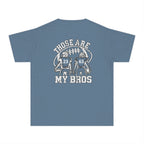 Youth Tee — "Those Are My Bros" Football Players Graphic
