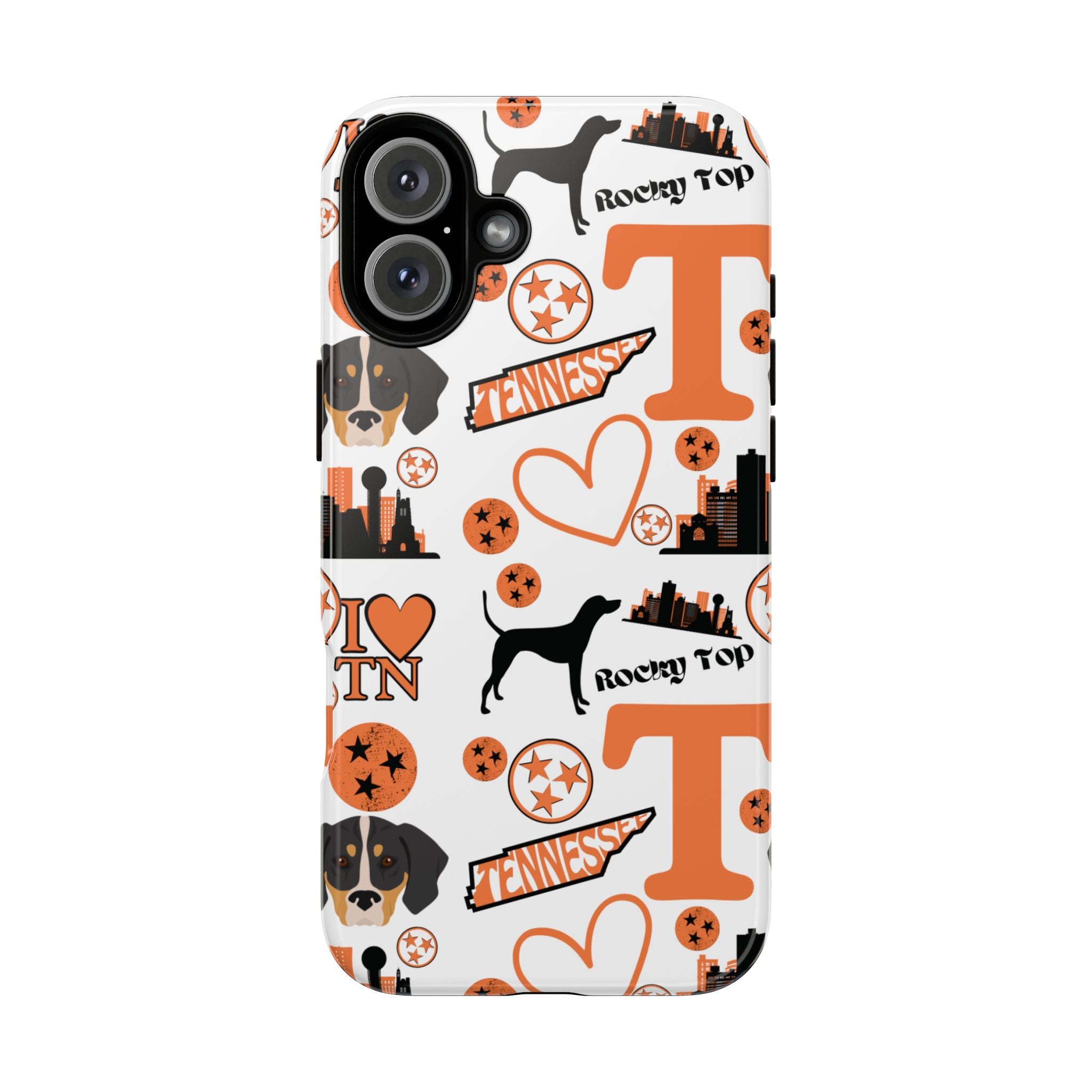 Tennessee Vols pattern Phone Case | Nashville skyline, Volunteers , orange and white