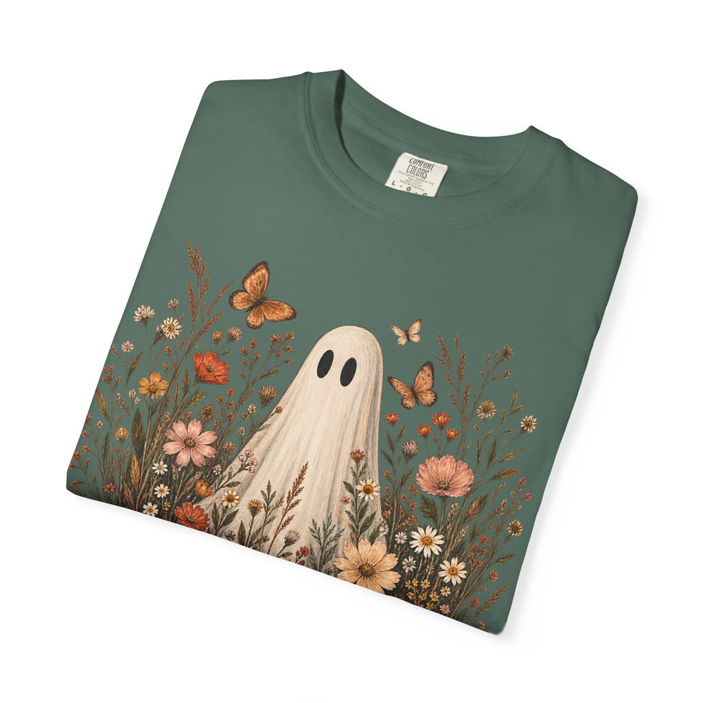 Ghost in wildflowers Comfort Colors Unisex Garment-Dyed T-shirt
