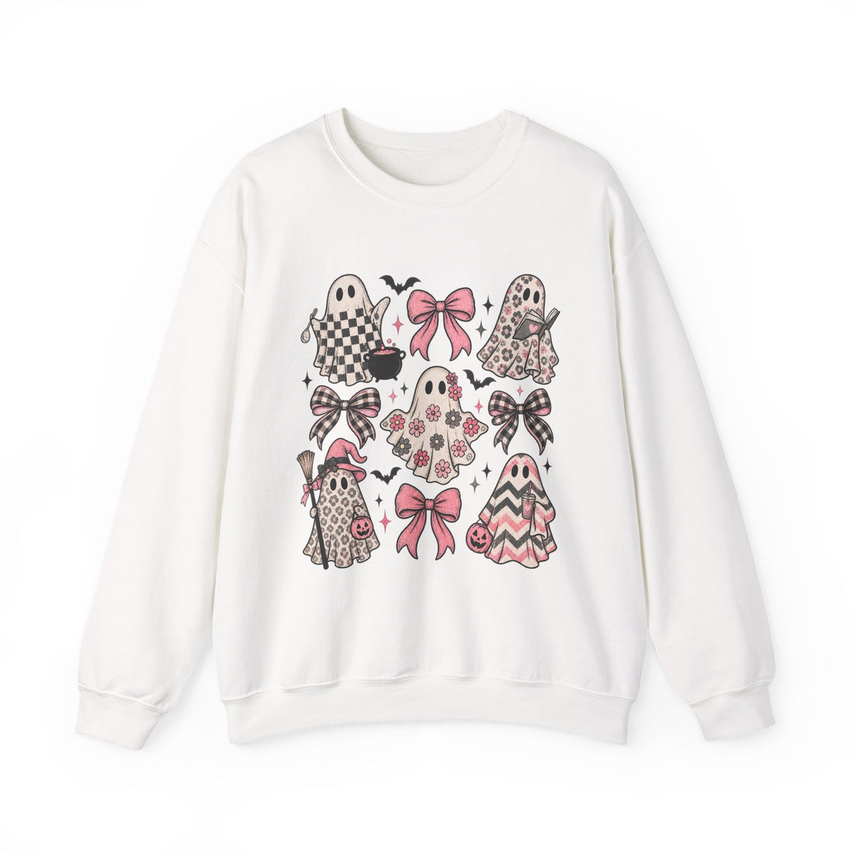 Ghost and bows Gildan Adult sweatshirt