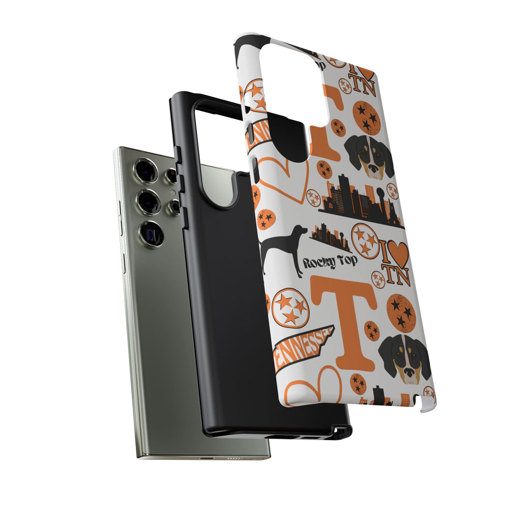 Tennessee Vols pattern Phone Case | Nashville skyline, Volunteers , orange and white