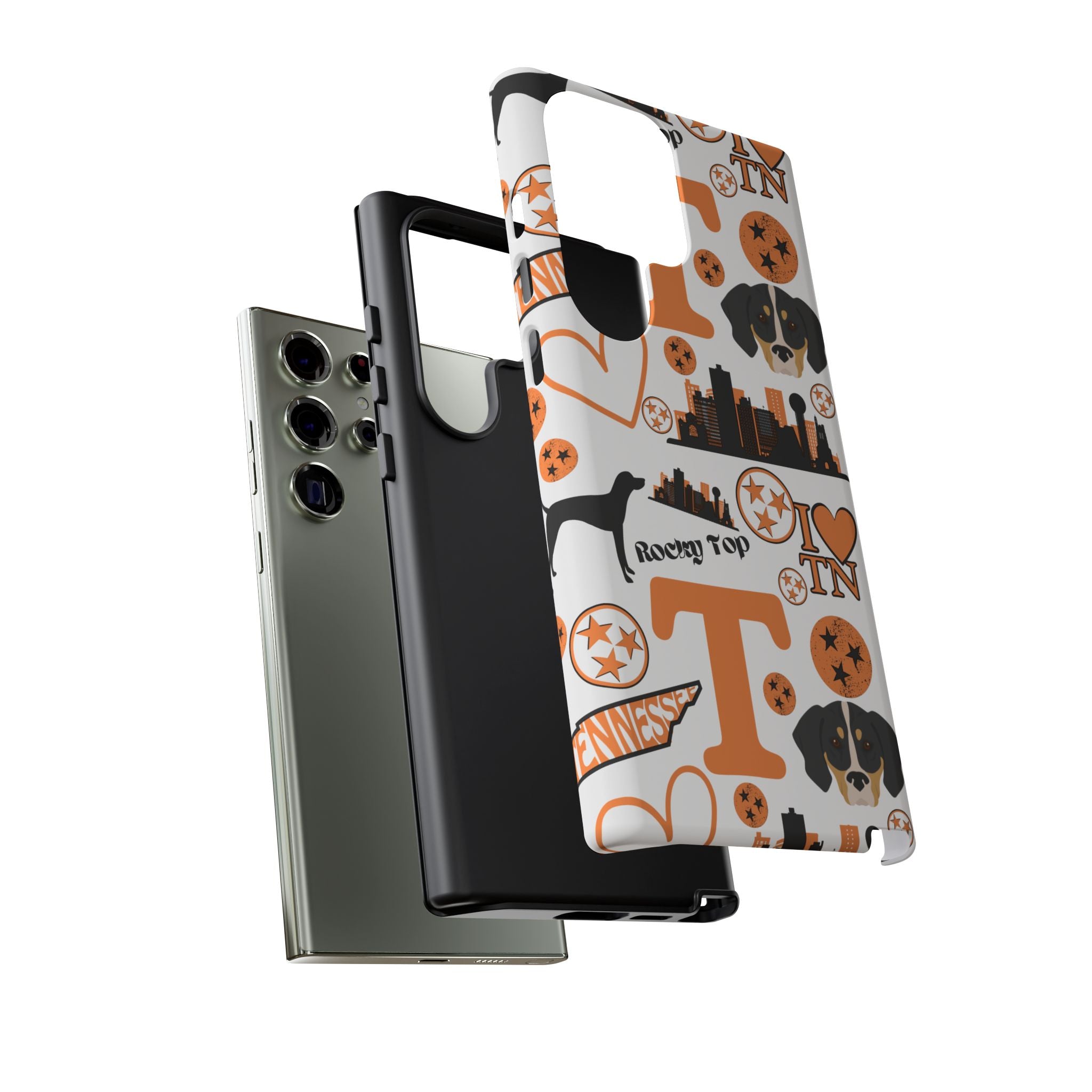 Tennessee Vols pattern Phone Case | Nashville skyline, Volunteers , orange and white