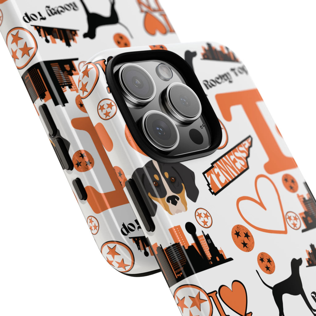 Tennessee Vols pattern Phone Case | Nashville skyline, Volunteers , orange and white