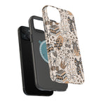 Cheetah bows iced coffee love Magnetic Impact-Resistant Cases