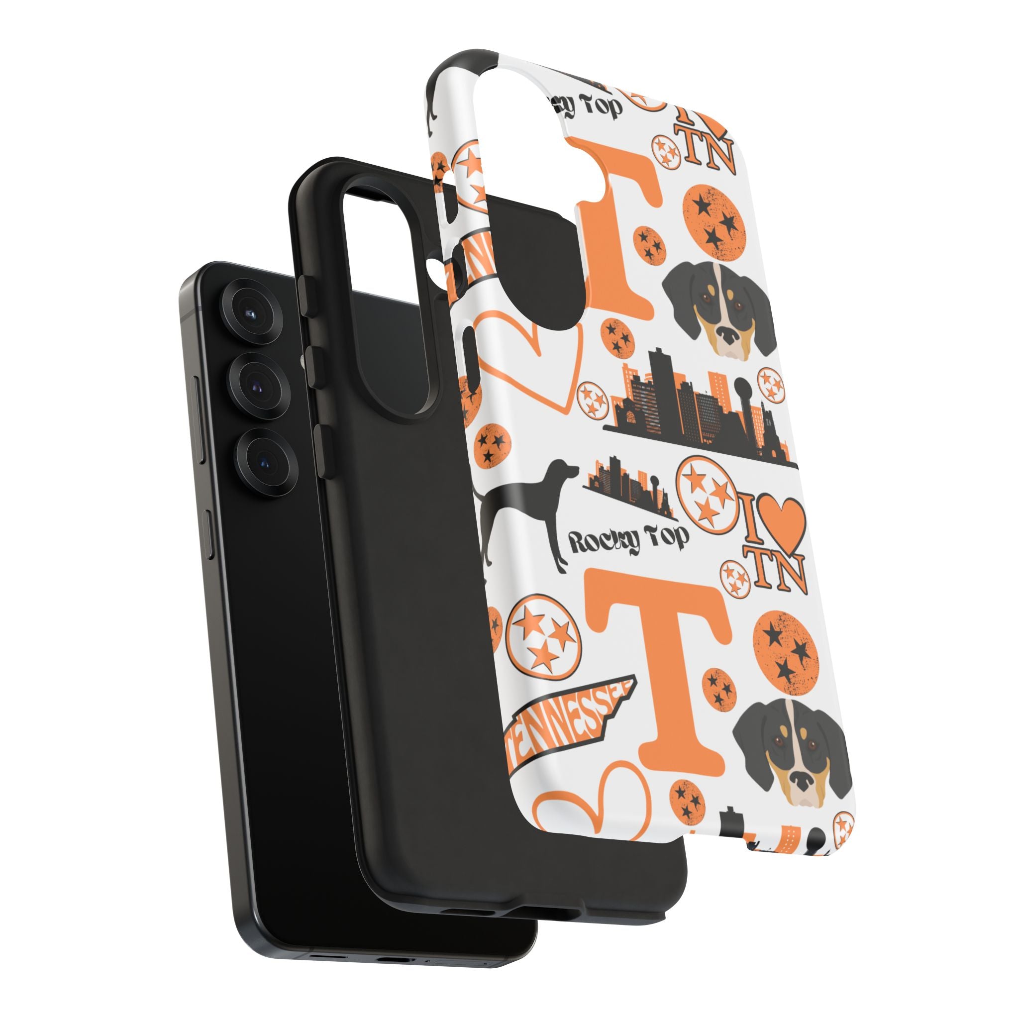 Tennessee Vols pattern Phone Case | Nashville skyline, Volunteers , orange and white