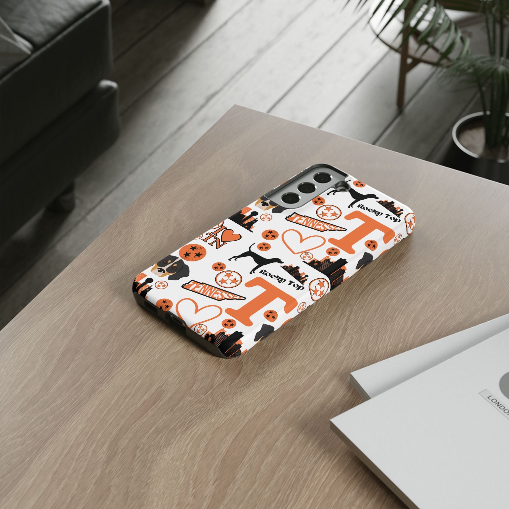 Tennessee Vols pattern Phone Case | Nashville skyline, Volunteers , orange and white