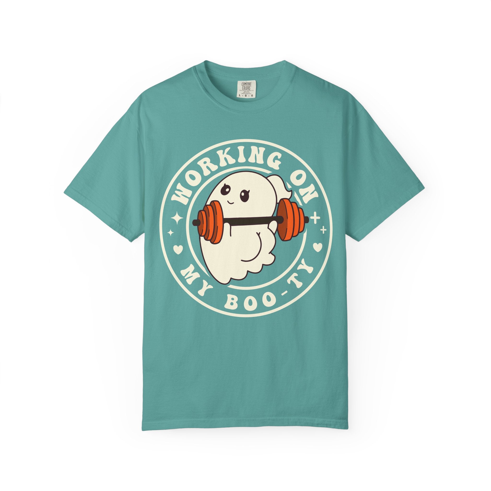 Ghost Lifter T-Shirt — Cute Ghost Weightlifting Gym Tee